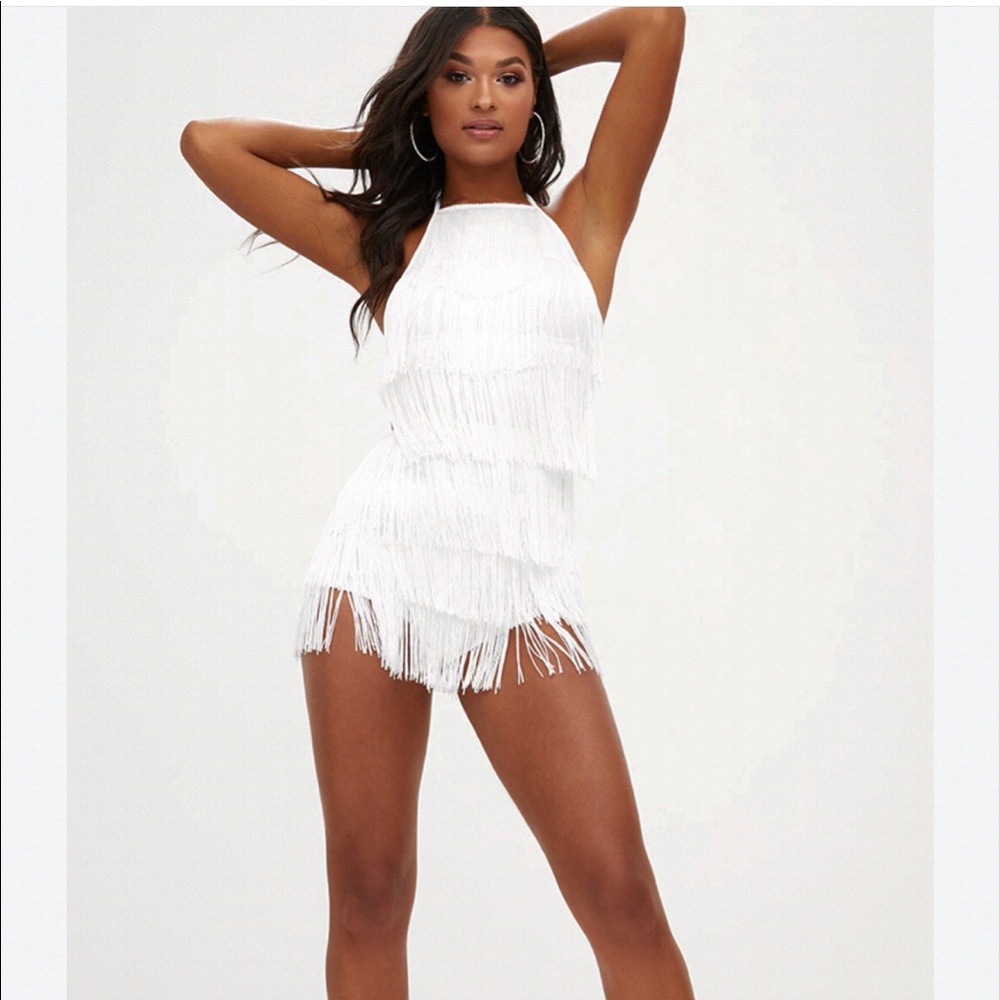 NWT Tassel Fringe Playsuit Bachelorette Outfit
